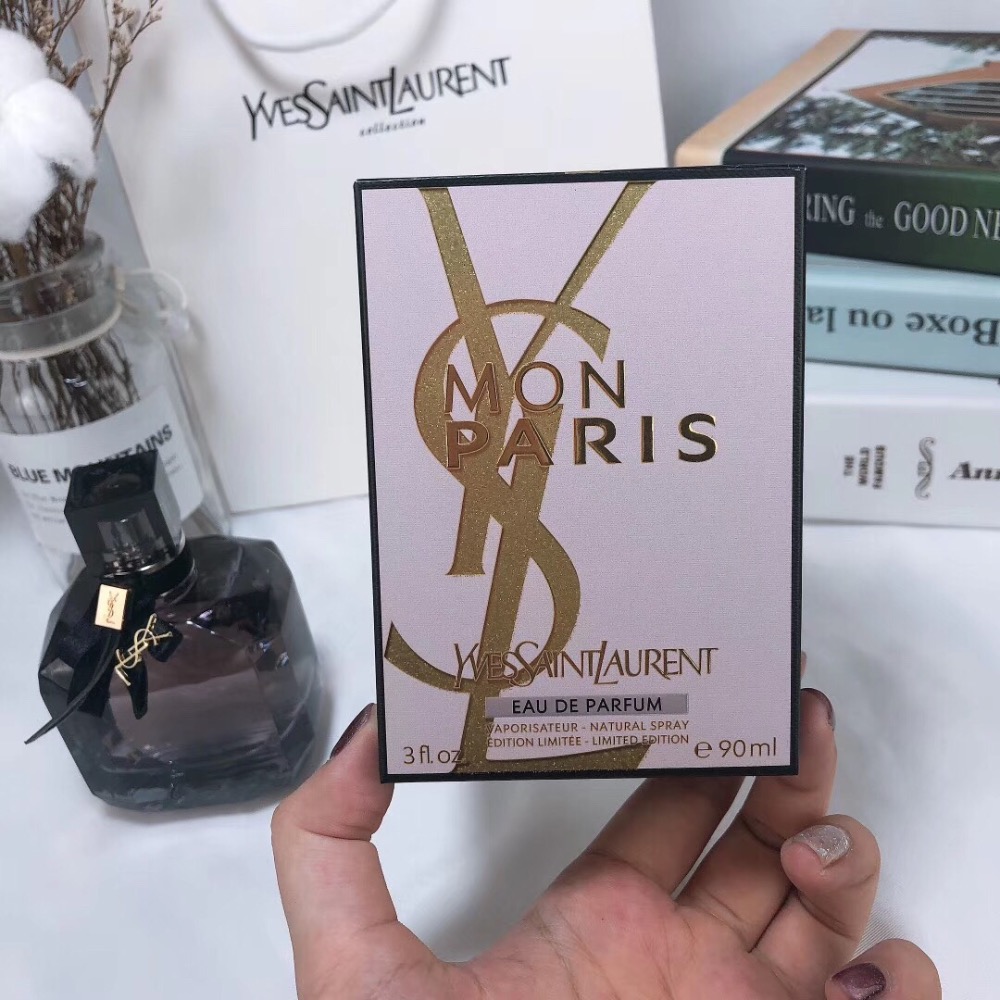 YSL聖羅蘭19限量版黑金反轉巴黎女士濃香90ML香水-細節圖6