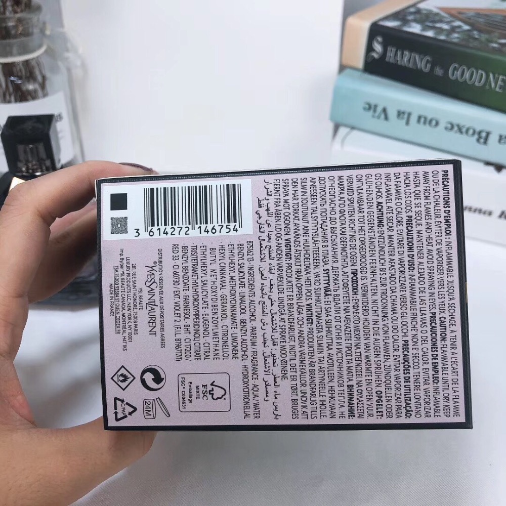 YSL聖羅蘭19限量版黑金反轉巴黎女士濃香90ML香水-細節圖7