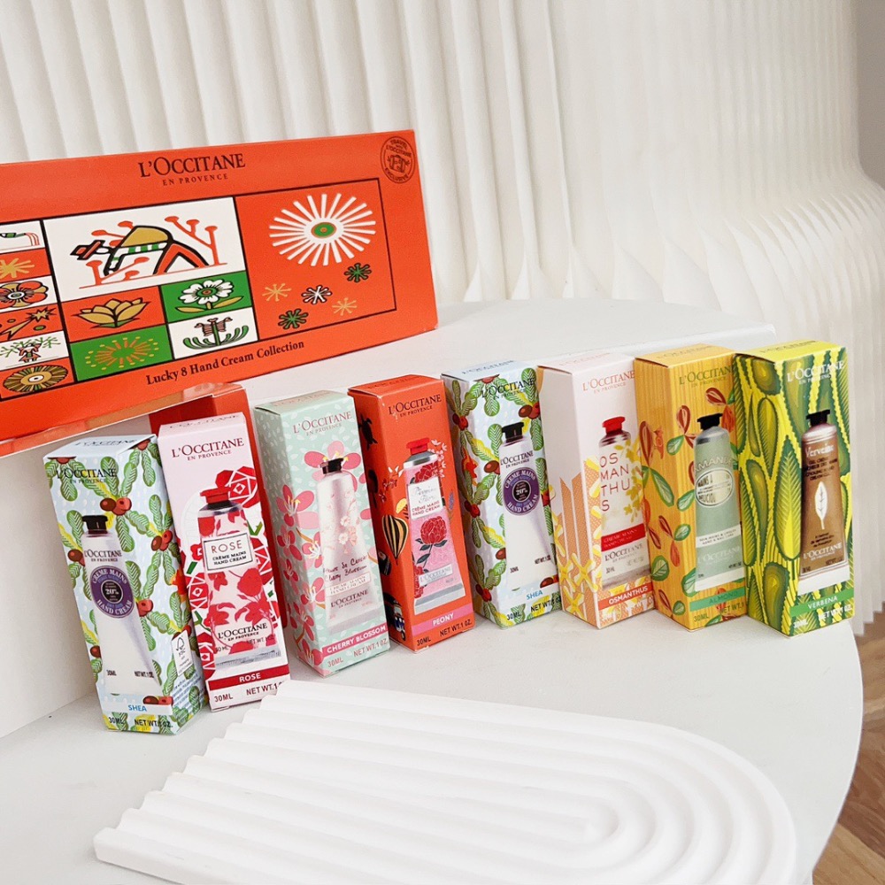 23版歐舒丹護手霜八件套花朵限量款-細節圖4