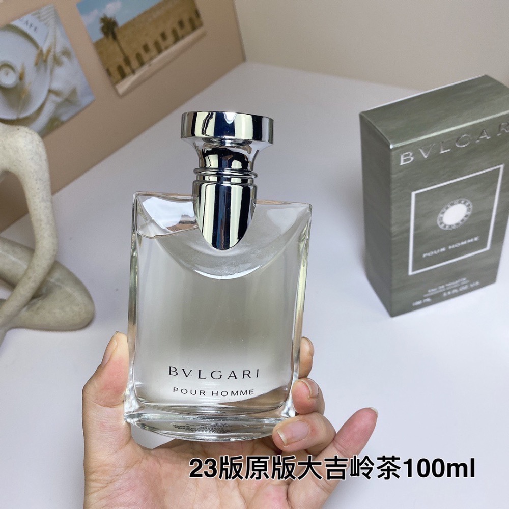 現貨～Bvlgari 23版新款寶格麗大吉嶺茶原版男士香水100ml-細節圖2
