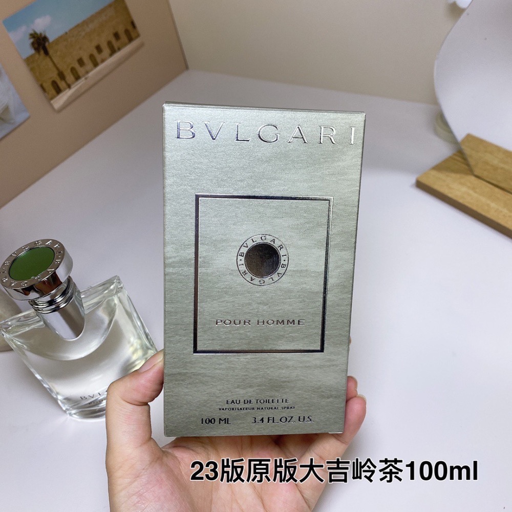 現貨～Bvlgari 23版新款寶格麗大吉嶺茶原版男士香水100ml-細節圖5