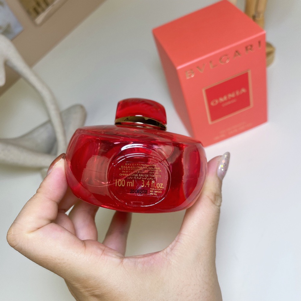 Bvlgari/寶格麗新款晶瑩紅水晶女士香水100ml-細節圖4