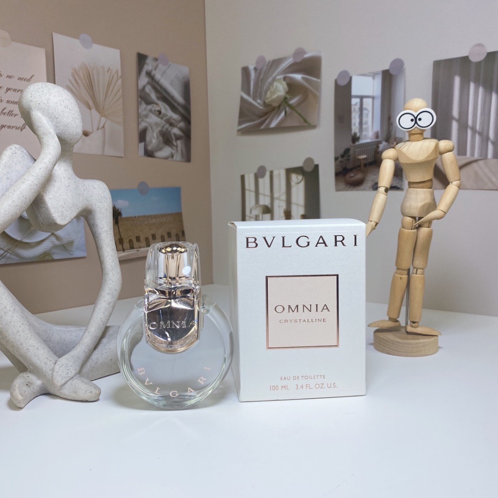 現貨到～Bvlgari/寶格麗新款晶瑩白水晶女士香水100ml-細節圖2