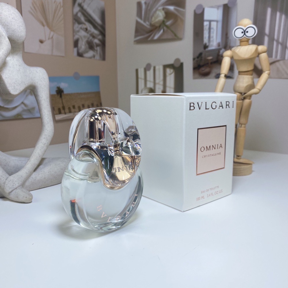 現貨到～Bvlgari/寶格麗新款晶瑩白水晶女士香水100ml-細節圖8