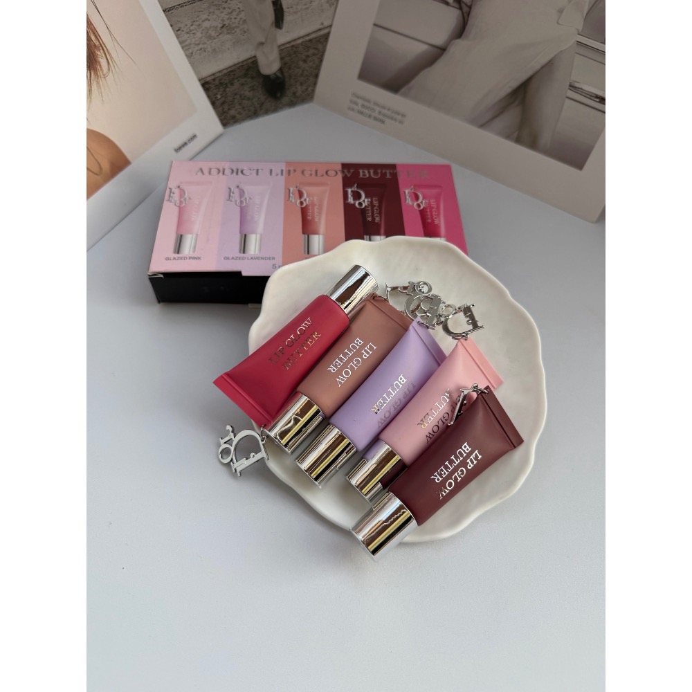 全新迪奧吊墜果凍中樣唇蜜5件套5ml-細節圖5