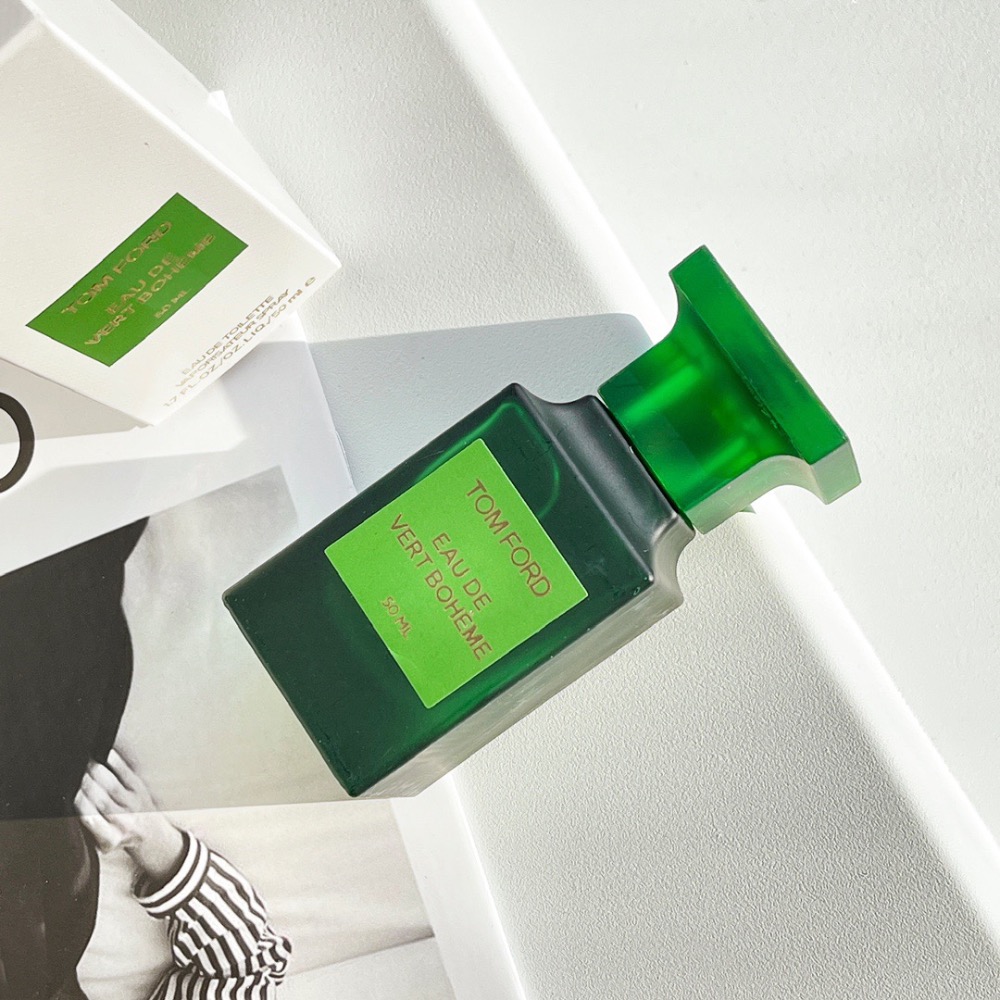 tf綠意時光tom ford 限定綠瓶  vert boheme 綠意時光香水50ml-細節圖3
