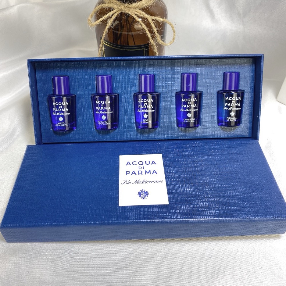 帕爾馬藍色地中海五件套香水小樣5件套q版禮盒裝*5ml-細節圖3