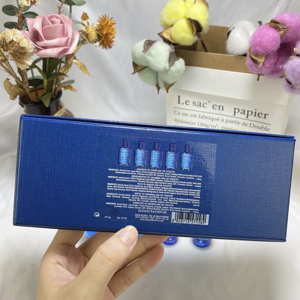 帕爾馬藍色地中海五件套香水小樣5件套q版禮盒裝*5ml-細節圖6
