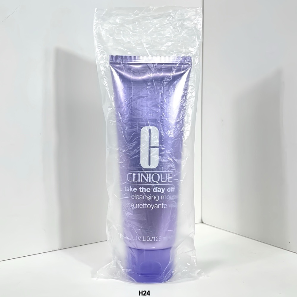 特價～新款倩碧紫胖子潔面椰油氨基酸泡沫洗面奶125ml*2-細節圖3