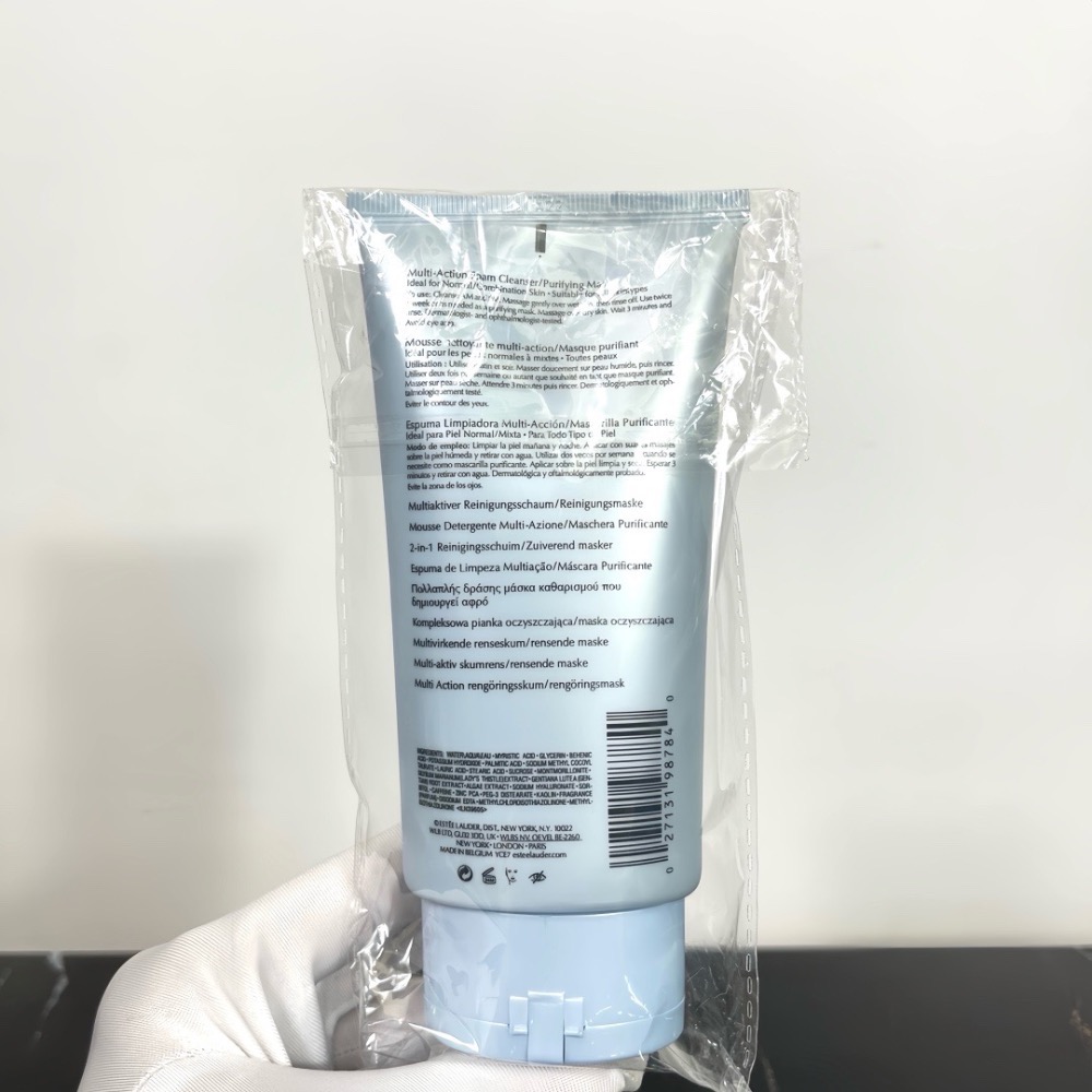 雅詩蘭黛淨瑩柔膚潔面乳150ml-細節圖2
