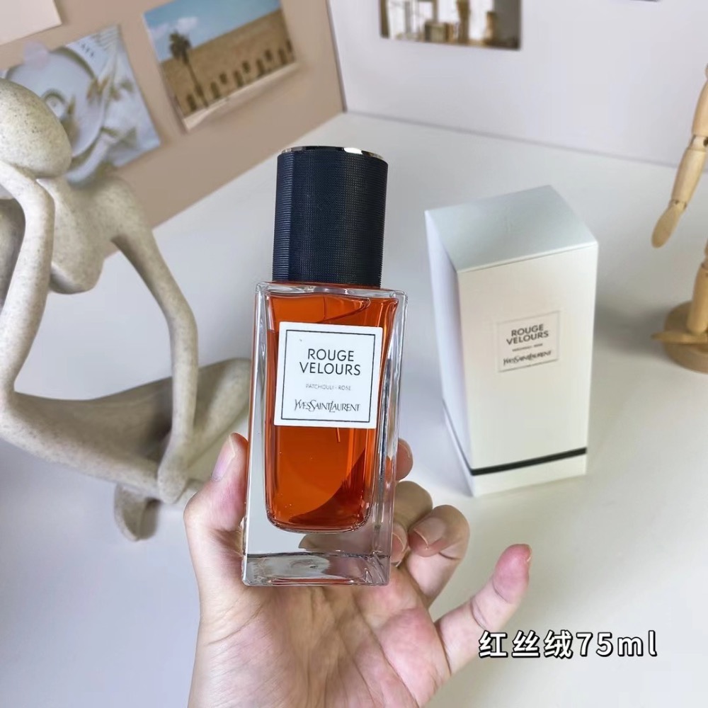 💥YSL聖羅蘭高定衣典系列-紅絲絨75ml-細節圖2