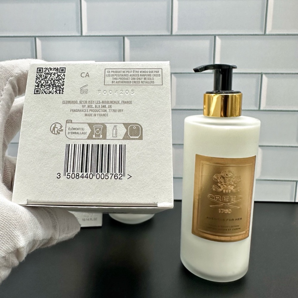 💥Creed銀色山泉男/女（沐浴露/身體乳）300ml-細節圖2