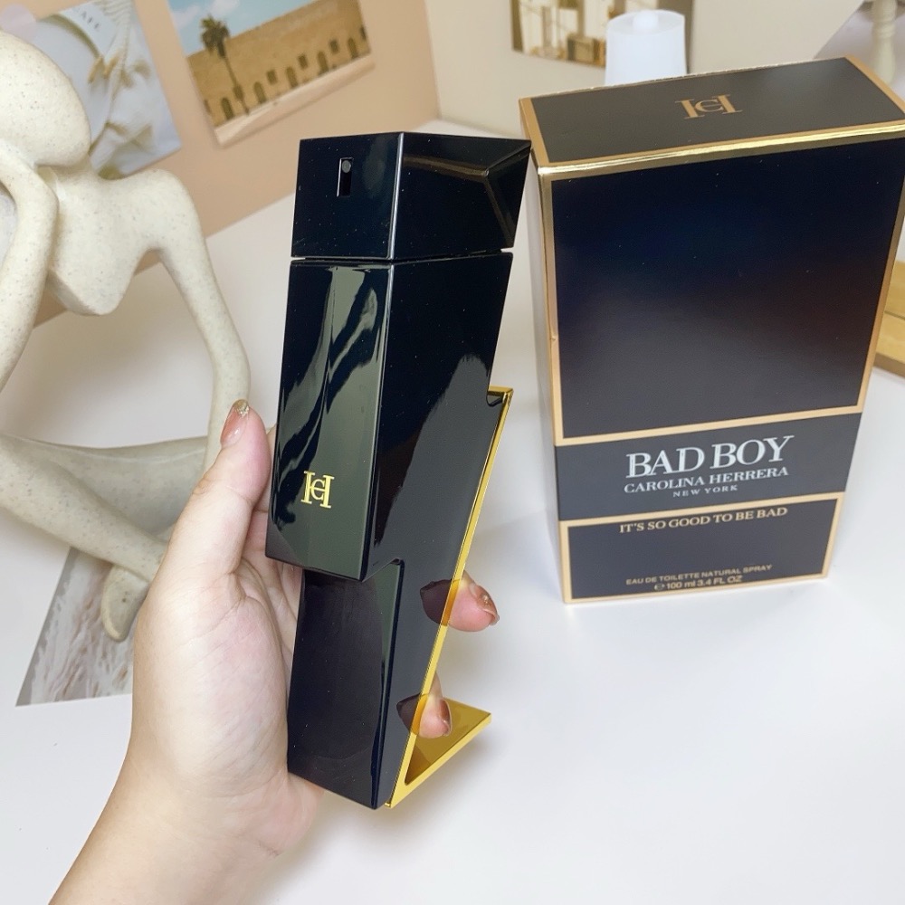 💥 卡羅琳娜黑色壞男孩CH Bad Boy男濃香水100ml-細節圖2