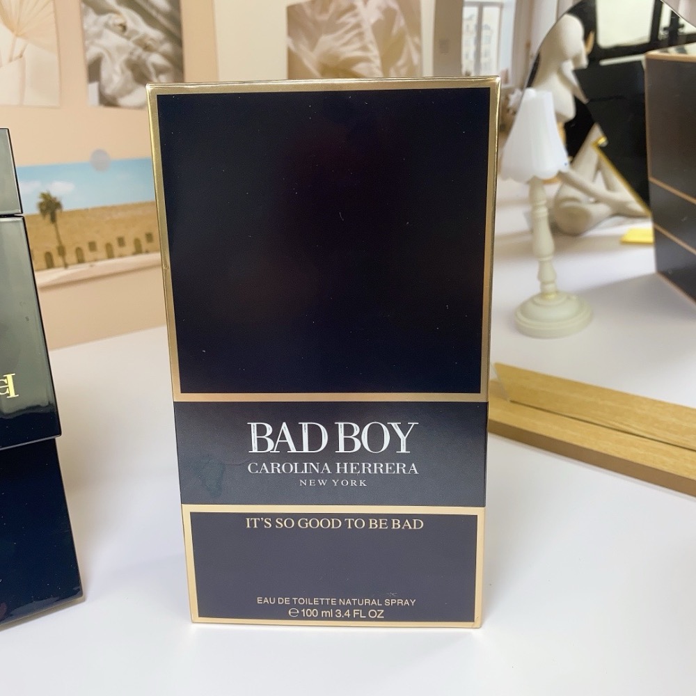 💥 卡羅琳娜黑色壞男孩CH Bad Boy男濃香水100ml-細節圖5