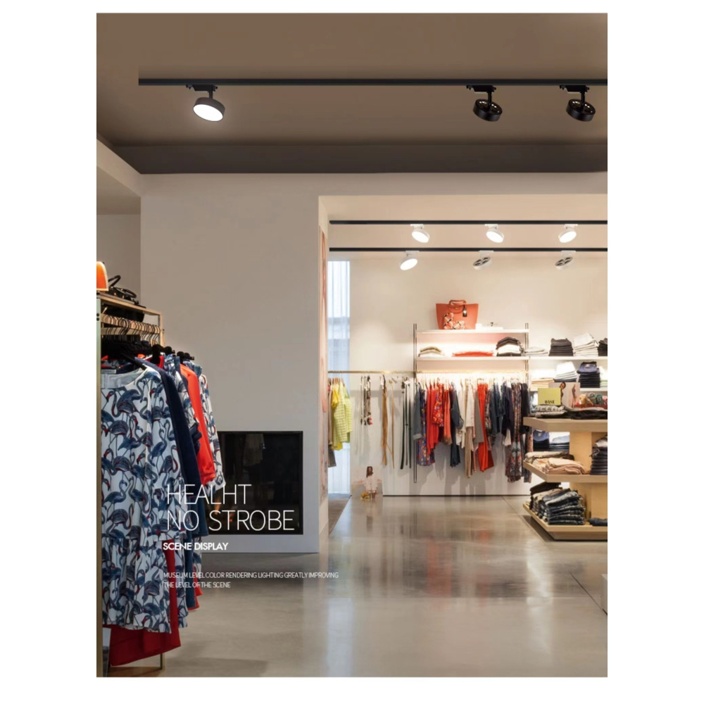 LED遙控無極調光調色泛光散光軌道燈//可無極調暗//可無極調色黃光白光自然光隨意調//可控制全部燈部分燈一起開-細節圖4