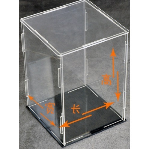 【收納高手】透明展示盒 長度20~25公分 展示櫃 展示空盒 收納盒 盒子 泡泡瑪特 模型 公仔 收藏 防塵 居家收納-細節圖3