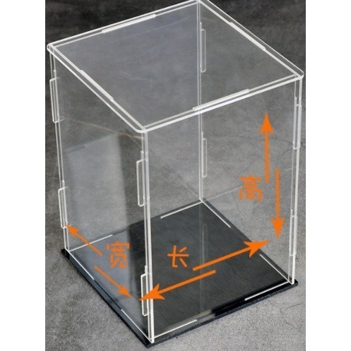 【收納高手】展示盒 長度30~35公分 展示架 鋼彈 收納盒 庫柏力克熊 玩具 泡泡瑪特 模型 公仔 防塵盒 收納盒-細節圖3