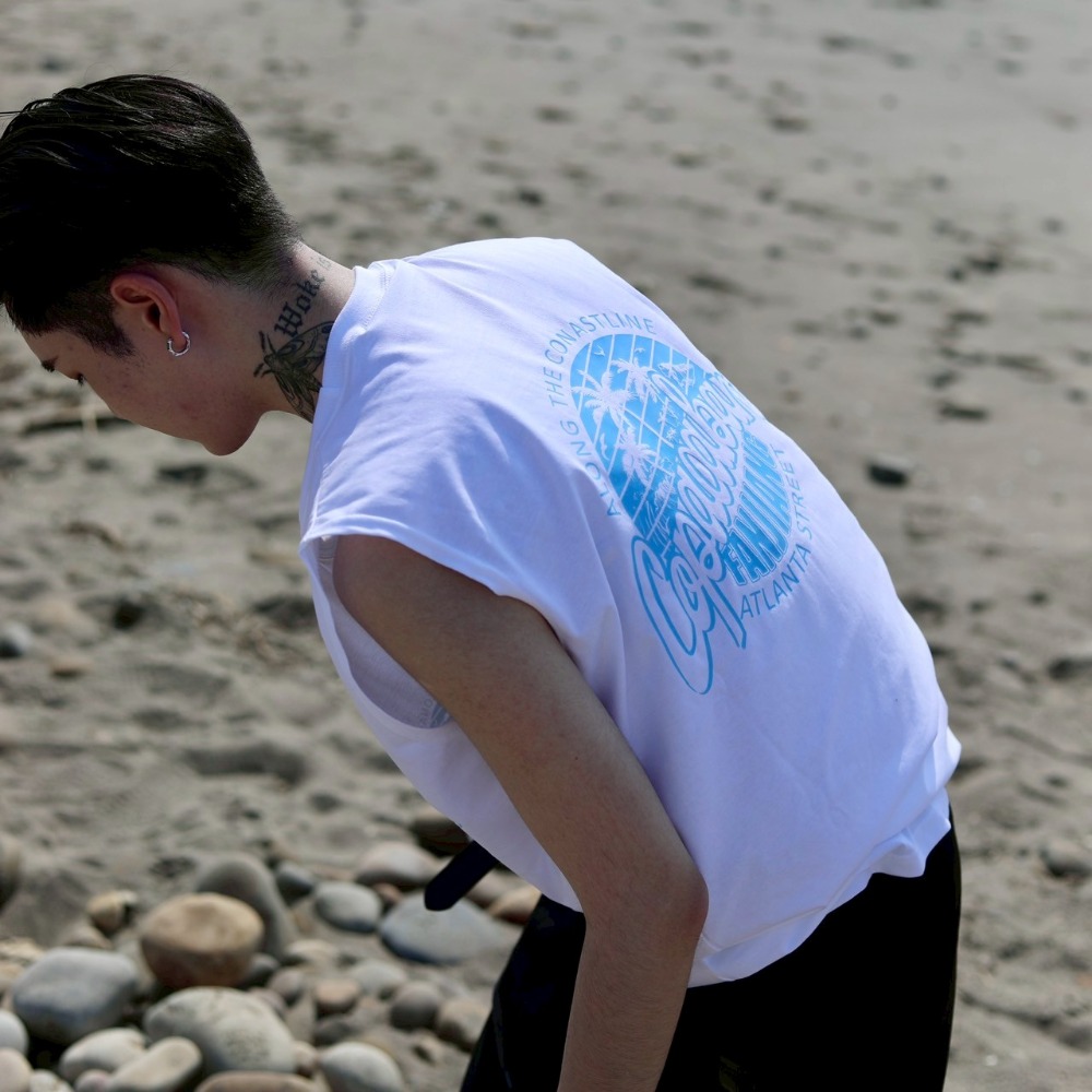 ⚡opbrand_shop⚡寬肩背心 20支純棉  韓系 海岸風 無袖背心 無袖印花 寬鬆夏季穿搭 8A-M-VT-規格圖9