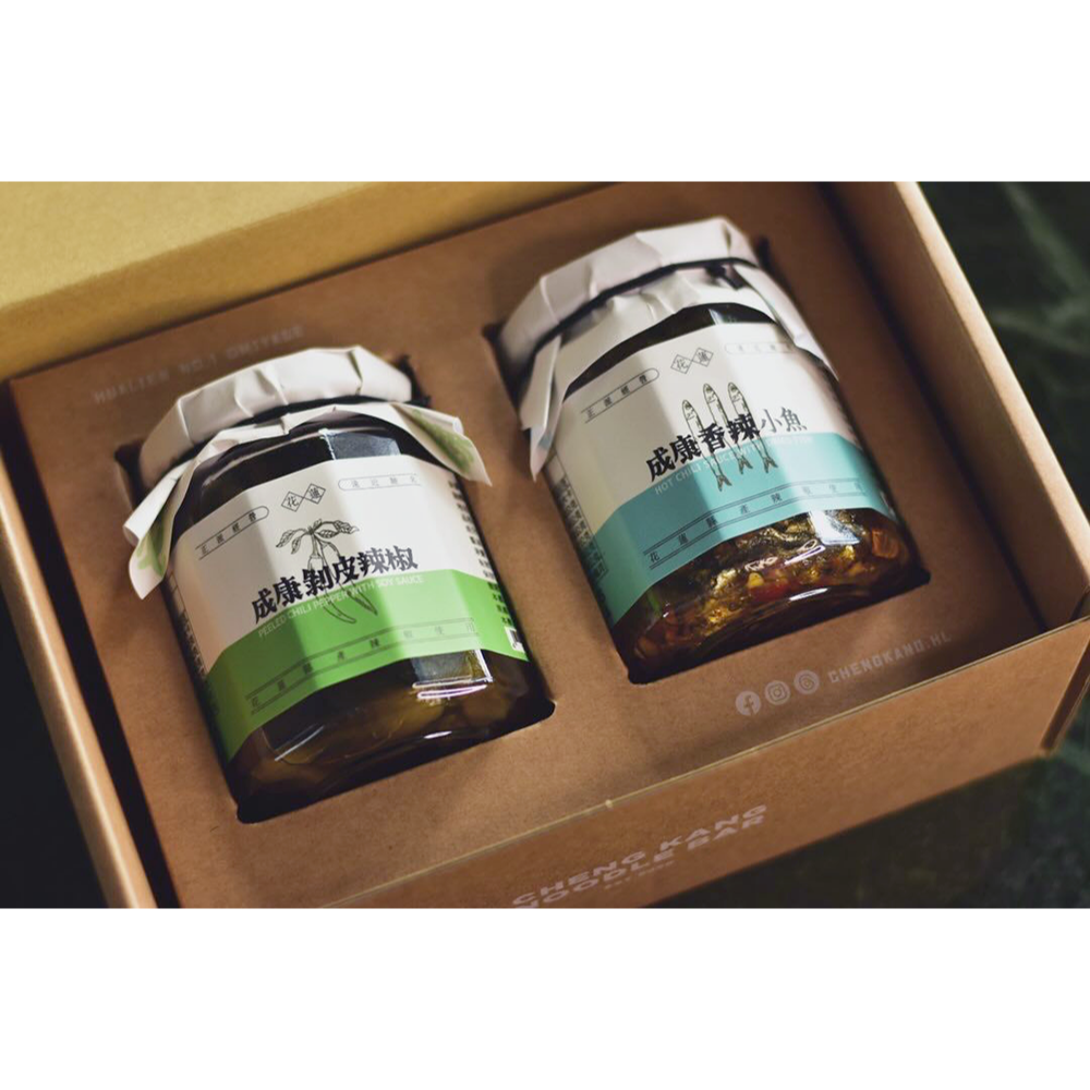 成康飲食店NO.1伴手禮盒、剝皮辣椒、香辣小魚-規格圖3