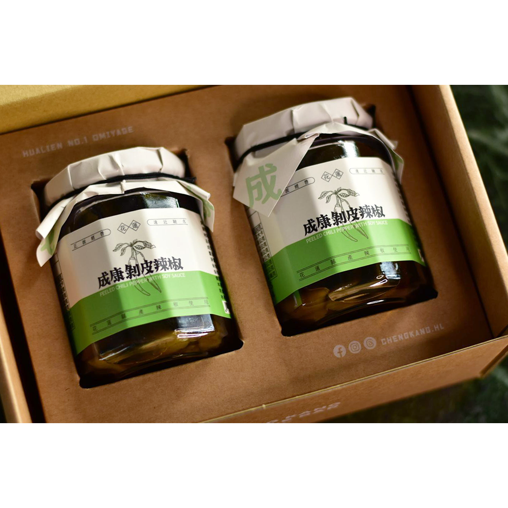 成康飲食店NO.1伴手禮盒、剝皮辣椒、香辣小魚-規格圖3