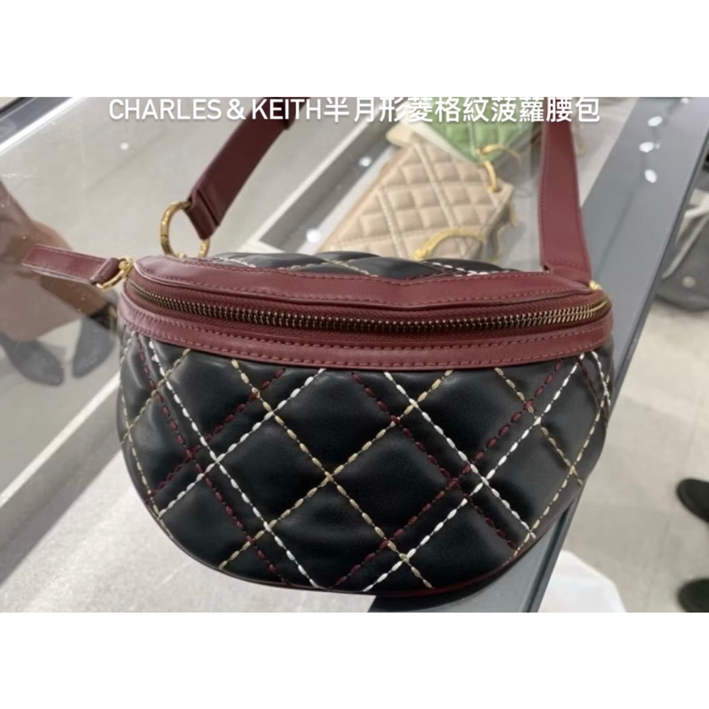 2全新格菱紋胸包