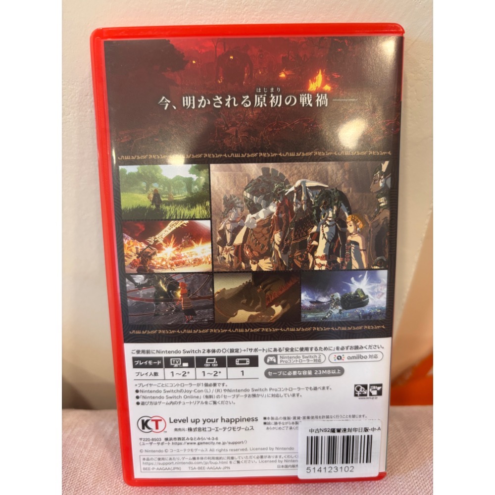 Switch2 薩爾達無雙 封印戰記 遊戲片-細節圖2