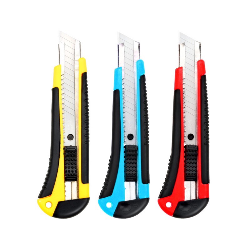 ￼現貨🔥美工刀 手工刀 工具刀 裁紙刀 工業用裁剪刀 高碳鋼美工刀 大號美工刀 白鋼刀片 割紙刀 勞作 家政 辦公-細節圖2