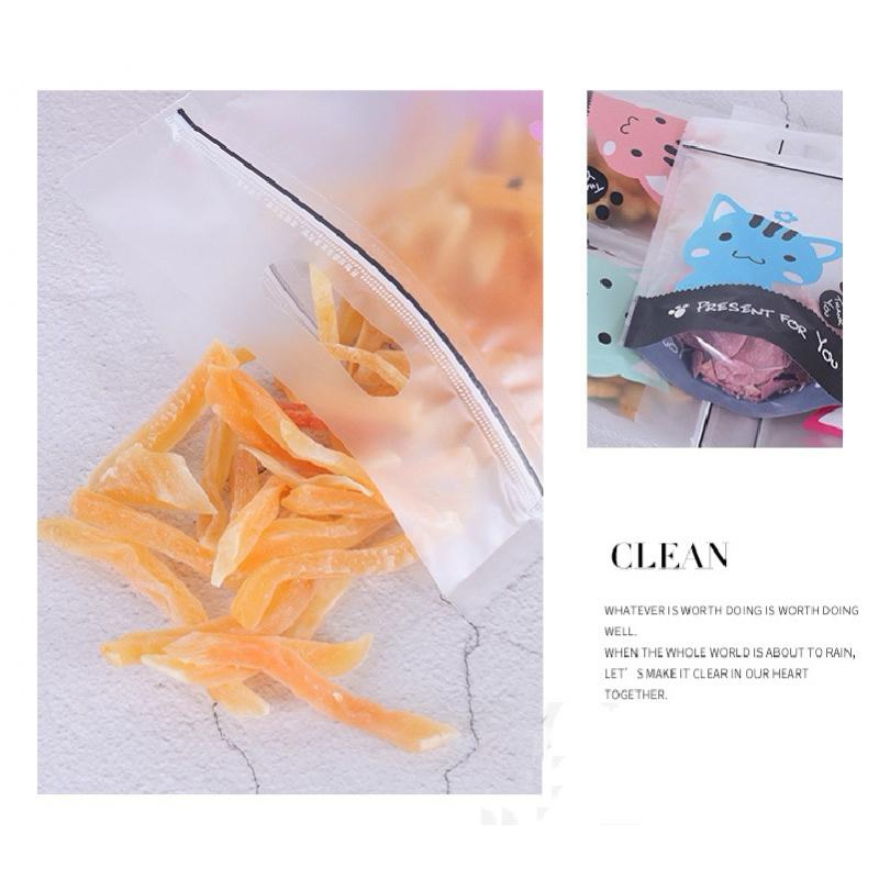 【台灣現貨】包裝袋 分裝袋 手提夾鏈袋 手提自立袋 烘培包裝袋 禮物袋 糖果袋 小物件包裝袋 磨砂收納袋-細節圖3