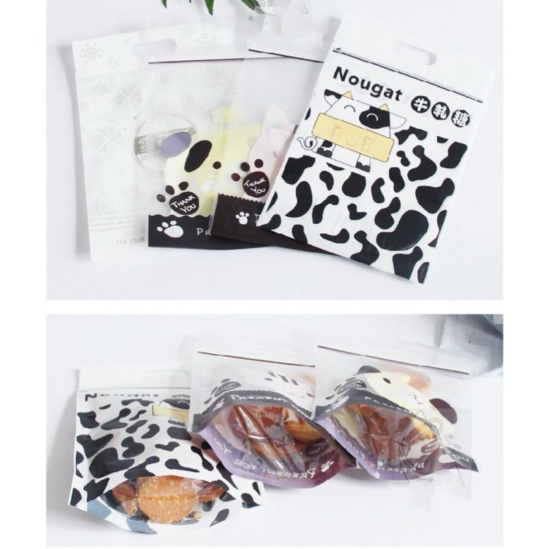 【台灣現貨】包裝袋 分裝袋 手提夾鏈袋 手提自立袋 烘培包裝袋 禮物袋 糖果袋 小物件包裝袋 磨砂收納袋-細節圖4