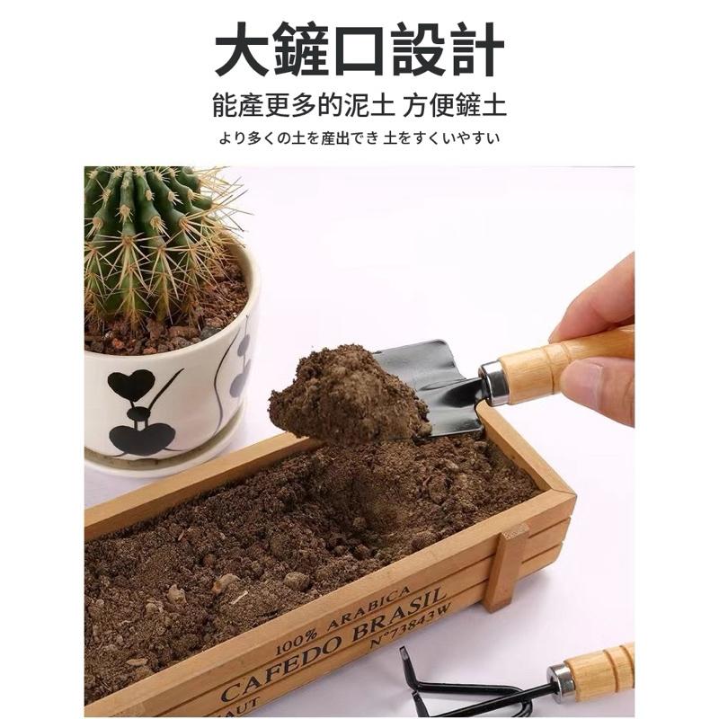 【三件組】園藝工具組 鐵耙 鐵鏟 鐵鍬 換盆栽 多肉植物 栽種 鬆土工具 園藝 種花 迷你園藝工具-細節圖4