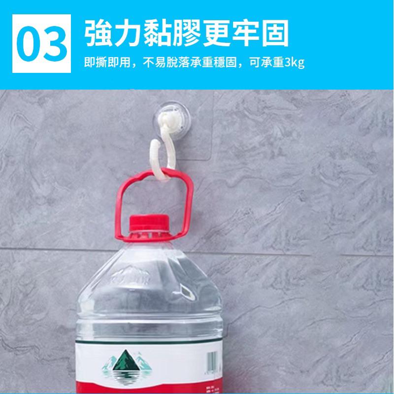 【台灣現貨】旋轉掛勾 無痕掛勾 掛鈎 收納 廚房掛勾 浴室掛勾 置物掛勾 無痕貼 掛架 衣帽掛勾免打孔掛鉤360度多角度-細節圖4