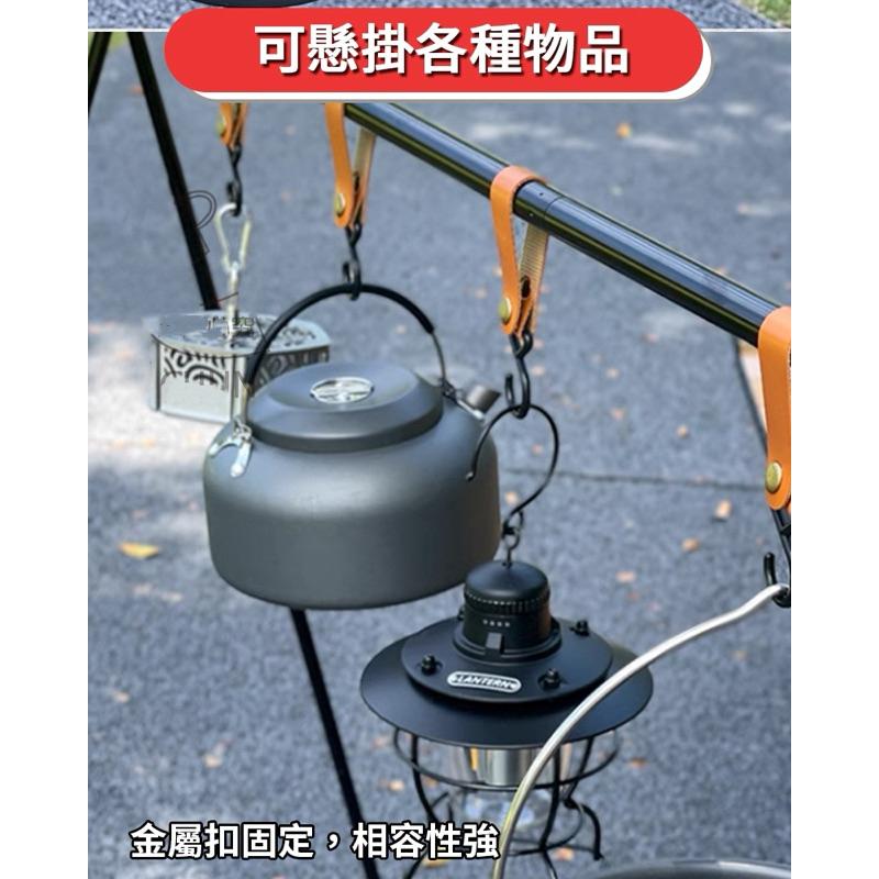 【台灣現貨】皮革扣環掛勾 皮革掛勾 皮革鈕扣掛鉤  S型掛鈎 戶外掛勾 露營繩扣 掛勾 露營掛勾-細節圖7