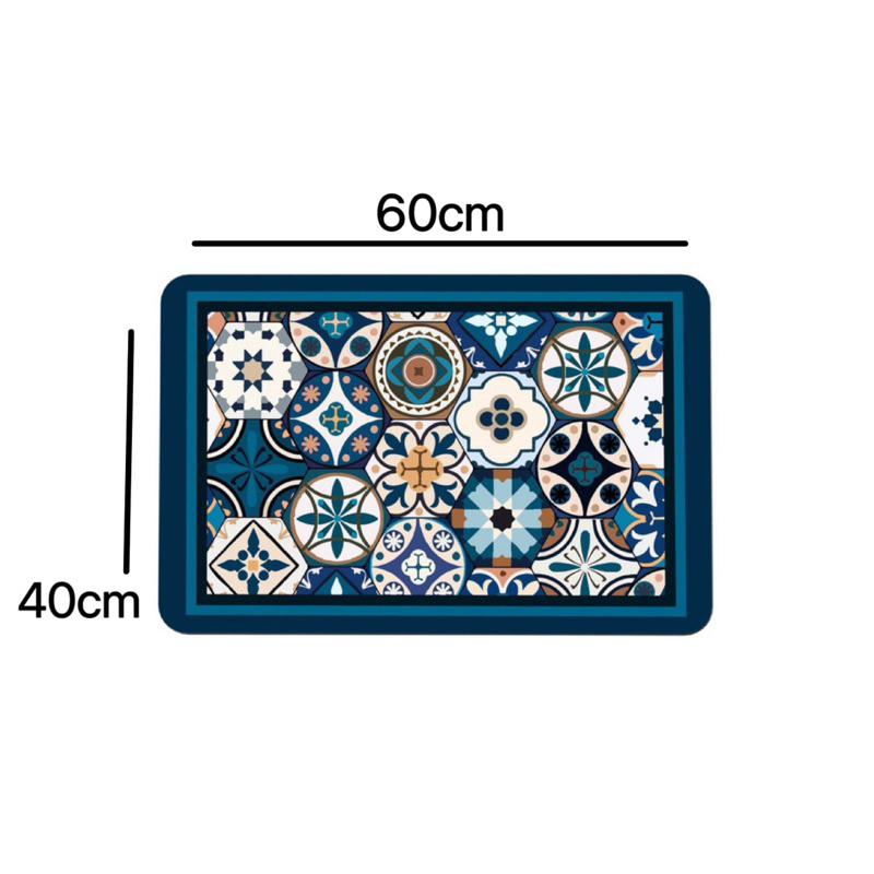 珪藻土地墊 摩洛哥地墊 矽藻土軟墊 吸水地墊 踏墊 腳踏墊 硅藻泥軟墊 廚房 浴室地墊 防滑墊 地墊 浴室 吸水門口地墊-細節圖6