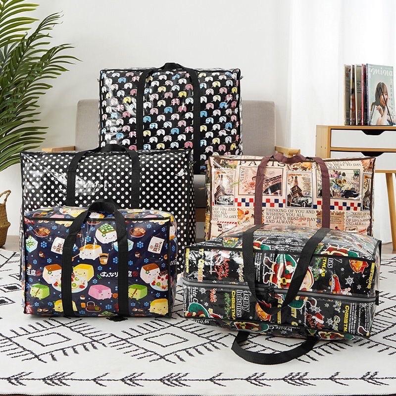 【加厚收納袋】超大容量收納袋 搬家袋 寄貨袋 無紡布防潮 行李袋 批貨袋 衣物收納袋 購物袋防 防水提袋 手提收納袋-細節圖5