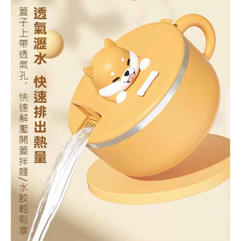 【領卷免運】泡麵碗 304不鏽鋼 瀝水泡麵碗 隔熱碗 防燙碗 追劇碗 可瀝水 不鏽鋼碗 餐碗 大碗公 湯碗 碗 宿舍必備-細節圖2