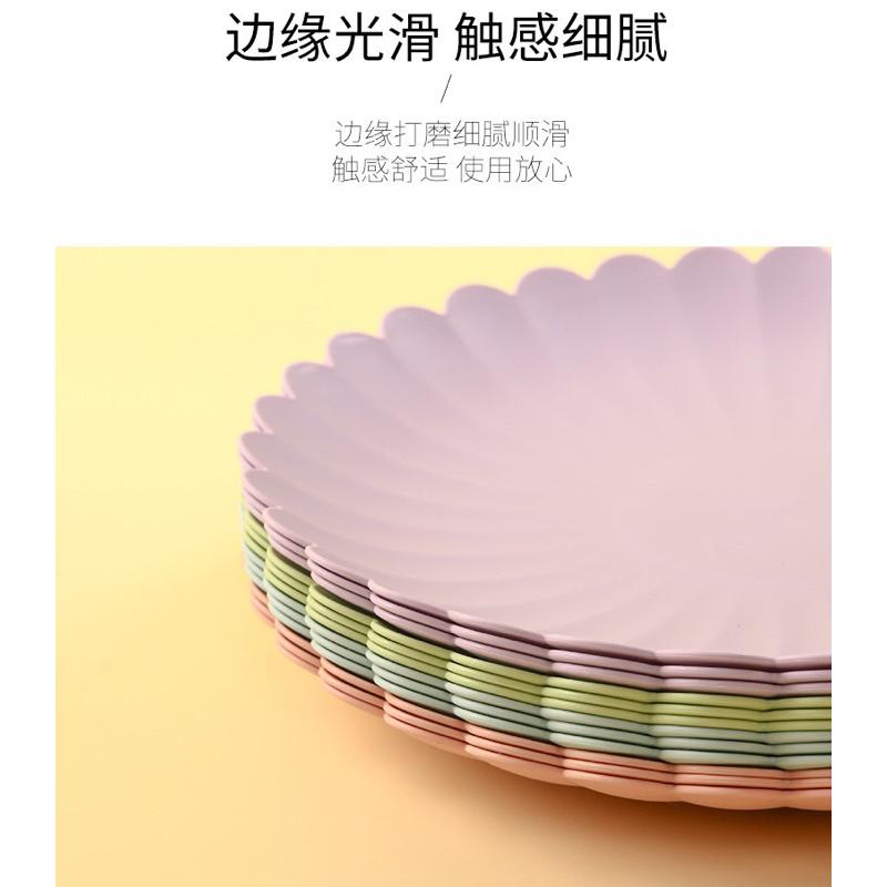 盤子 餐盤 圓盤 淺圓盤  零食盤 水果盤 點心盤 盤子 蛋糕盤 菜渣盤 菜盤 塑膠盤 耐摔盤 骨頭盤 小盤子 花邊 盤-細節圖5