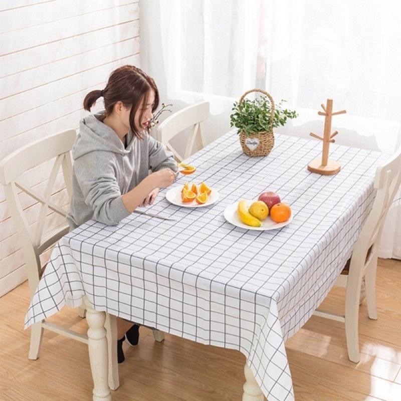 【領卷免運】格子桌巾 桌布 大桌巾 餐墊 桌墊 隔熱墊 PEVA桌布 防水防油 易清洗 防刮 野餐墊🔥現貨🔥大尺寸.-細節圖2