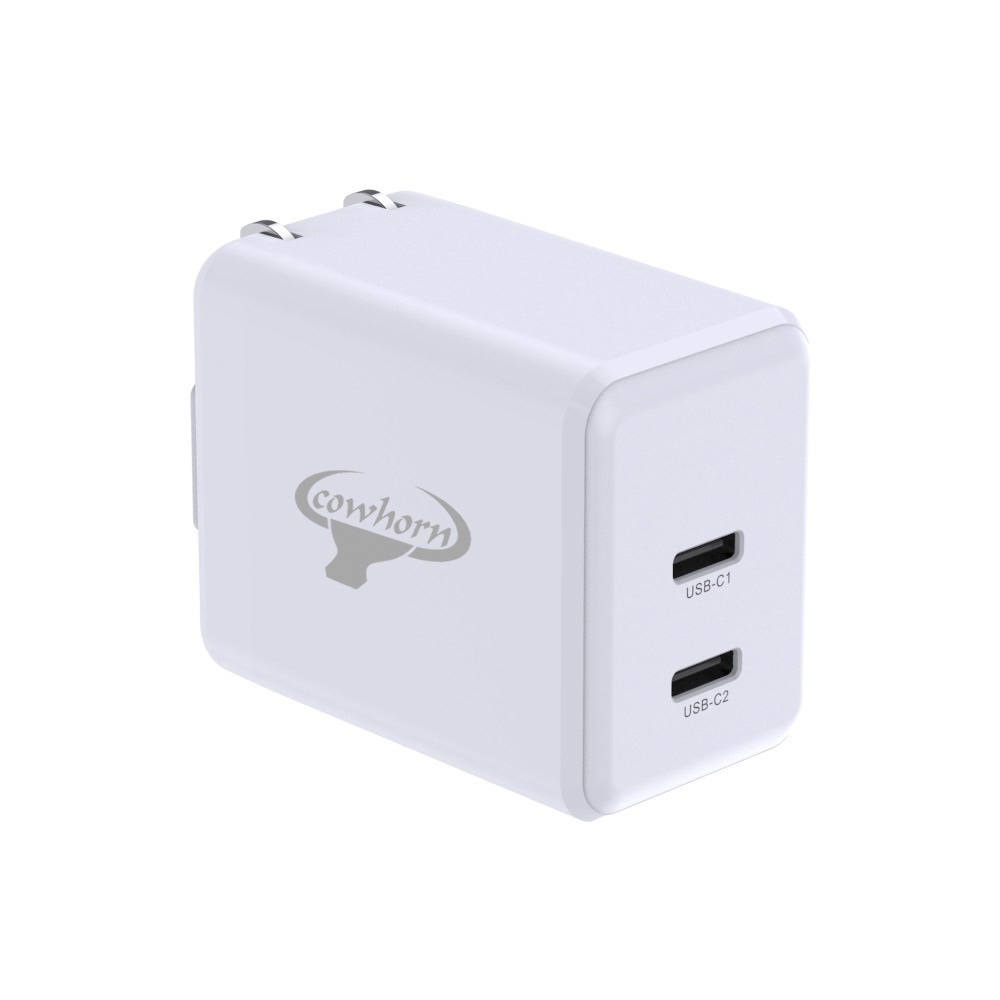 Cowhorn牛角45W PD雙孔氮化鎵快充旅充頭-規格圖10