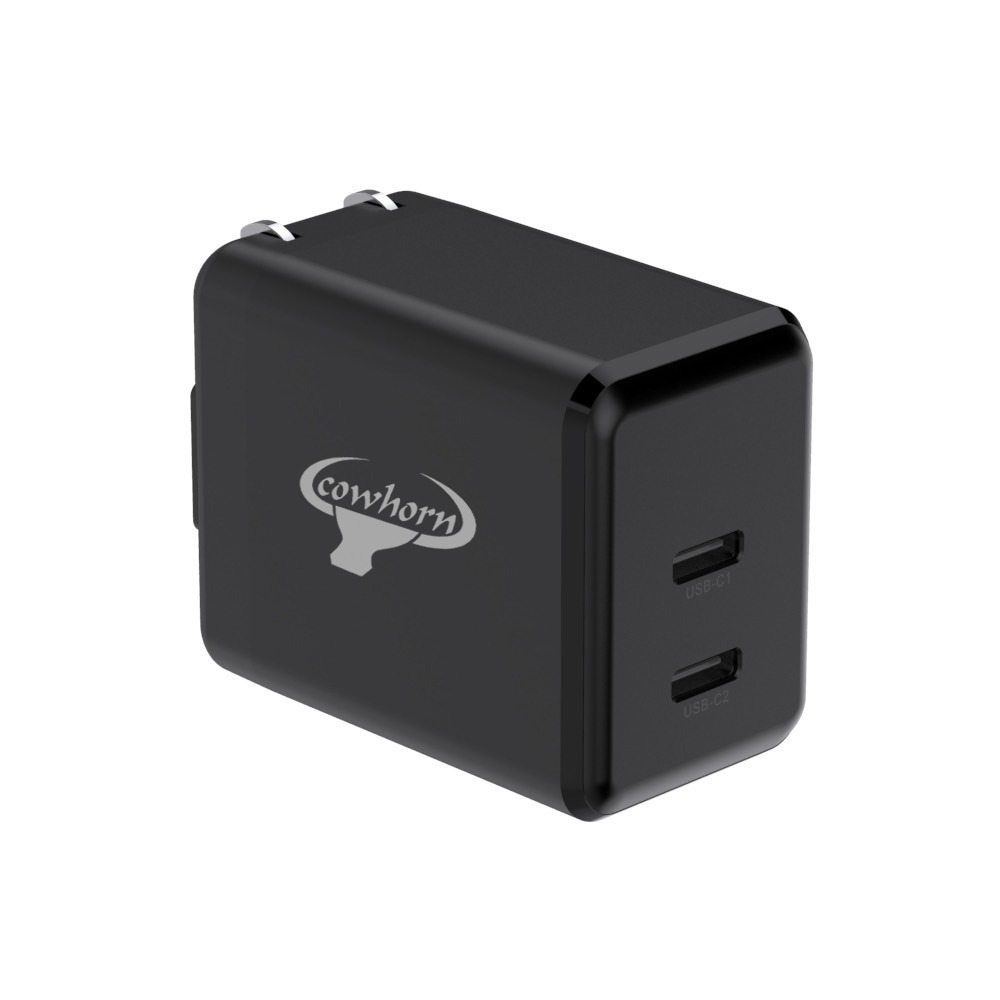 Cowhorn牛角45W PD雙孔氮化鎵快充旅充頭-規格圖10