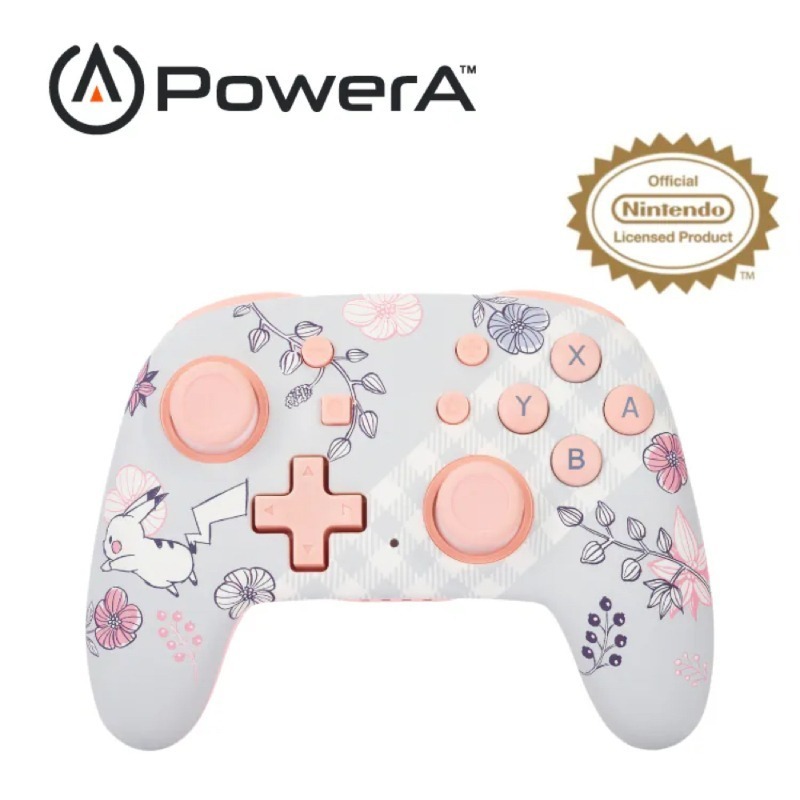 [團購商品]PowerA 任天堂官方授權 增強款藍芽5.0無線遊戲手把限量款 Nano皮卡丘花園-規格圖10