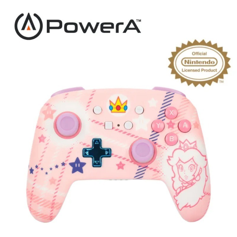 [團購商品] PowerA 任天堂官方授權 無線遊戲手把限量款 碧姬公主夢幻粉-規格圖10