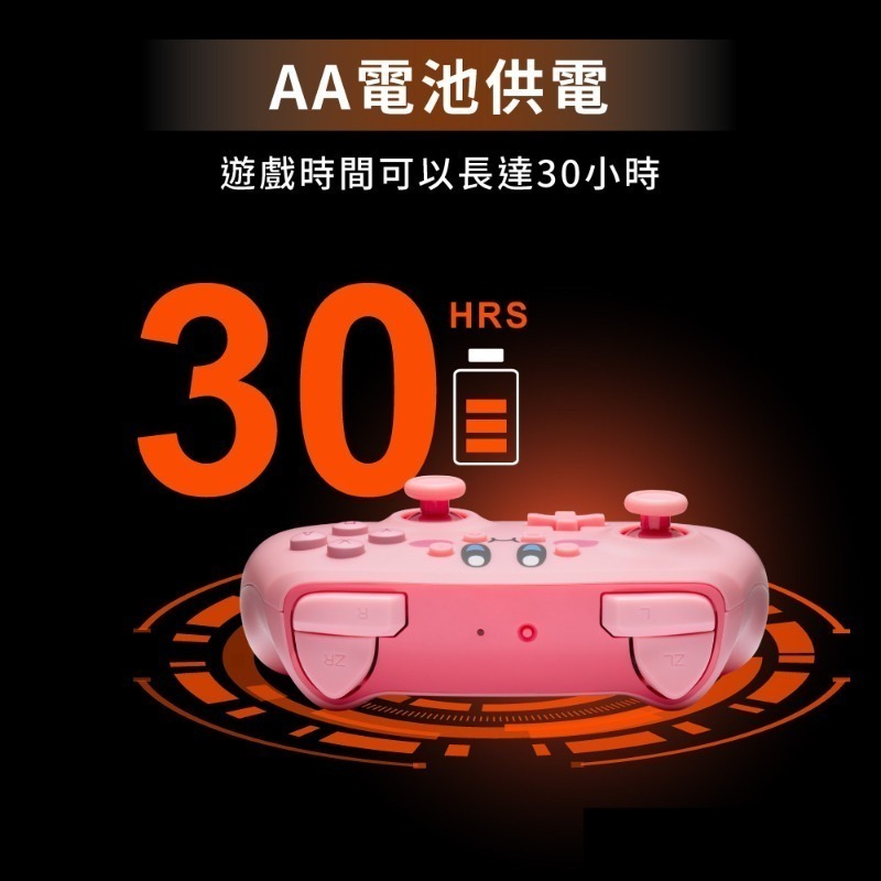 [團購商品]PowerA 任天堂官方授權 無線遊戲手把限量款 俏皮卡比-細節圖3