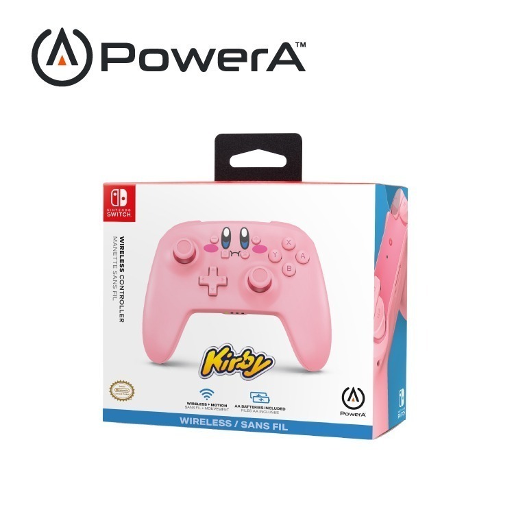 [團購商品]PowerA 任天堂官方授權 無線遊戲手把限量款 俏皮卡比-細節圖11