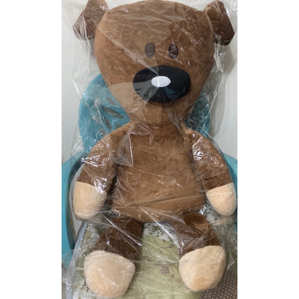 現貨 可愛豆豆熊絨毛娃娃 豆豆先生泰迪娃娃熊🐻-細節圖2