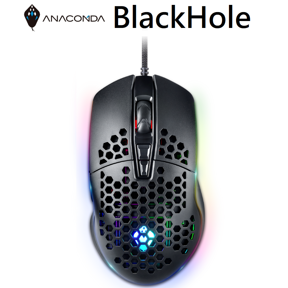 ANACOMDA巨蟒 電競滑鼠 遊戲用滑鼠 7顆可編程按鍵 RGB電競炫彩光效 輕量化 遊戲用 電競用-規格圖8