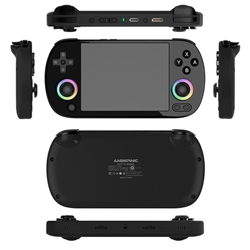 現貨 安伯尼克 RG40XX H 4吋 橫版超薄掌機 金手指 左右香菇頭 可接HDMI 搖桿雙打 復古掌機 懷舊遊戲機-細節圖8