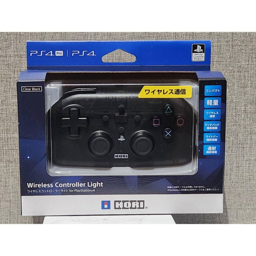 HORI PS4-133 黑色 透明無線手把 連射手把-細節圖3