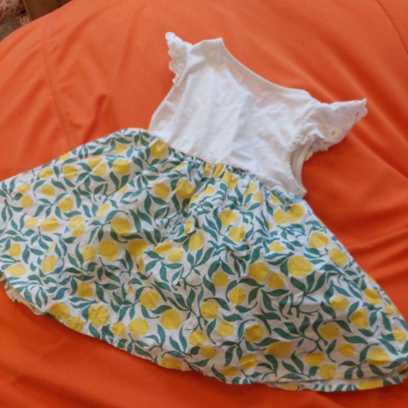 檸檬洋裝兒童連身裙1到2歲-細節圖3