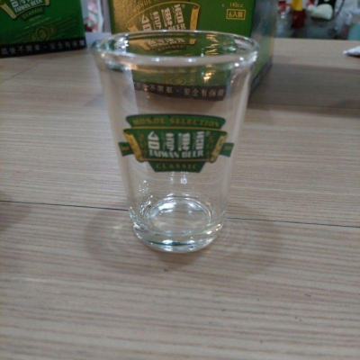 台灣啤酒 Taiwan beer classic logo🍺 台啤玻璃杯 杯子 乾杯 收藏品