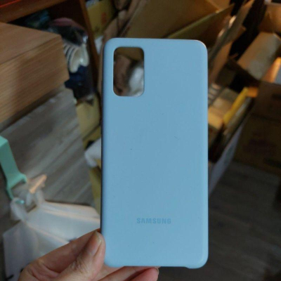 Samsung s20+ 原廠手機殼粉藍色手機保護殼